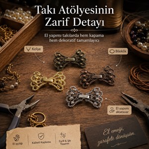 Modern Kelebek Kapama - Kararmaz 2x3 CM