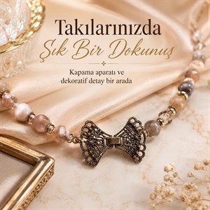 Modern Kelebek Kapama - Kararmaz 3.5x4.5 CM