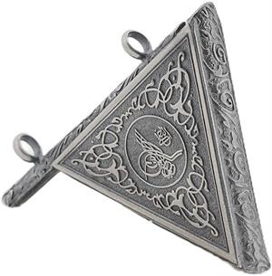 Otantik Osmanlı Motifli Üçgen Muska Ucu