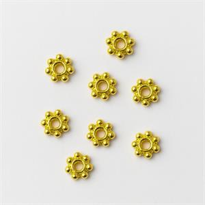 Noktalı Çelik Takı Arası Altın Model 5 Adet