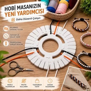 Örgü Pusulası – Makrome Kordon Takip Diski