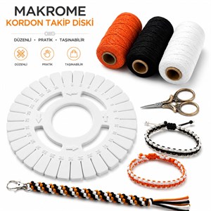 Örgü Pusulası – Makrome Kordon Takip Diski