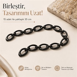 Oval Bağlantı Halkası 15 × 20 mm – Tasarımlarınızı Kolayca Birleştirin