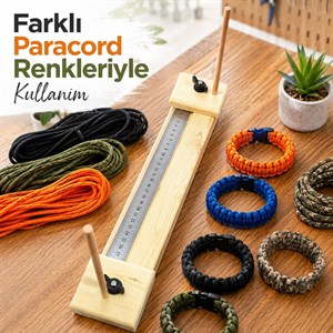 Paracord / Makrome Örgü Tezgâhı ile Daha Düzenli ve Kontrollü Çalışmalar