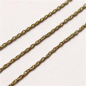 Parlak Minimal Oval Zincir