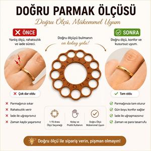 Parmak Ölçü Rehberi - Stant