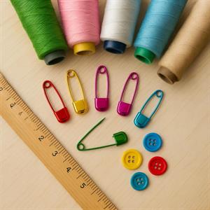 Paslanmaz Çelik Parlak Çengelli İğneler 5li Paket