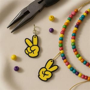 Peace Parmak Figürü Sallantı