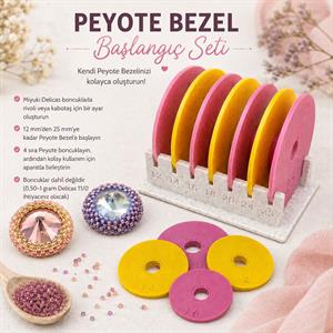 Peyote Profesyonel Rivoli ve Kabotaş - Bezel, Çerçeve Seti