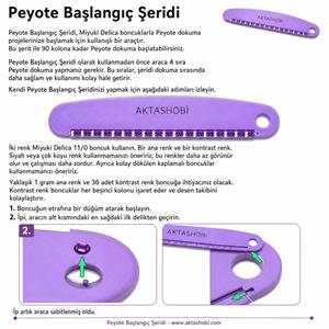 PeyotePro - Üçlü Peyote Başlangıç Şeridi
