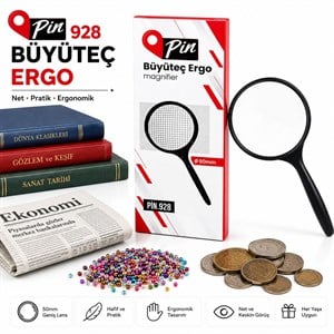 Pin 928 Büyüteç Ergo – İnce Detayları Rahatça Görün