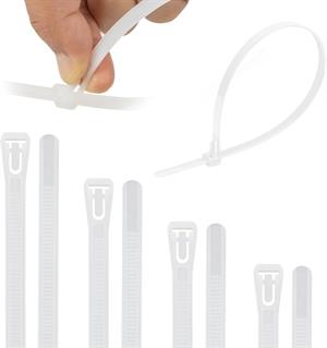 Plastik Kelepçeler, Kablo Bağlayıcı Cırt - 100 Adet