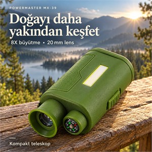 Power Master MX-39 4 Fonksiyonlu Mini Teleskop