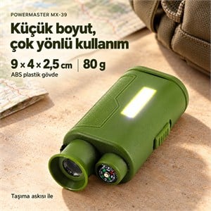 Power Master MX-39 4 Fonksiyonlu Mini Teleskop