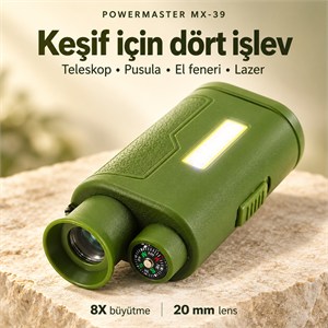 Power Master MX-39 4 Fonksiyonlu Mini Teleskop