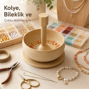 Profesyonel Boncuk Dizici - İğneli Set
