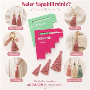 Püskül Yapma Aparatı – Tek Aparatla 5 Farklı Boy