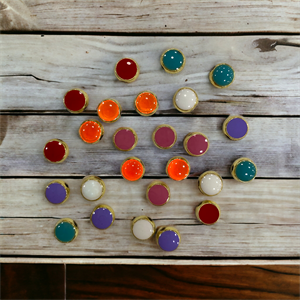 Renkli Daire Şeker Takı Ara Modeller