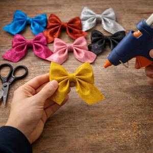 Renkli Simli EVA Fiyonklar – Dekor ve Hobi Aksesuarı