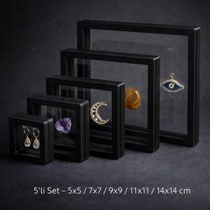 Şeffaf Filmli Vitrin Çerçevesi Seti – (5li Set)
