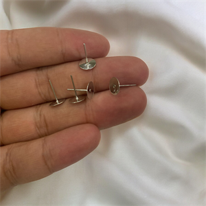 Silikonlu 8 MM Küpe Klipsler / 5 ÇİFT Paket