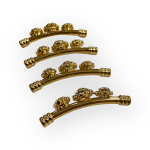 Silver Çelik Zirkon İşleme Takı Arası