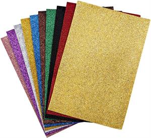 Simli Yapışkanlı Eva 20 x 30 Cm 10 Renk