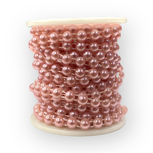 Sıralı Pembe Metrelik İnci