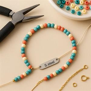 Stainless Steel - Çelik İmza Etiketi 5 Adet Paket