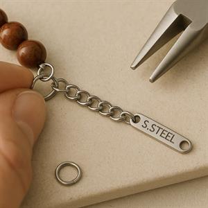 Stainless Steel - Zincirli Çelik İmza Etiketi 