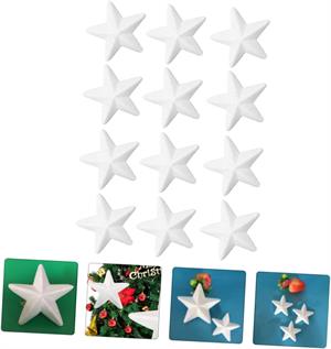 Strafor Köpük Yıldızlar 6.5 CM - 6 Adet