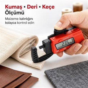 Sunup Dijital Kumpas Kalınlık Ölçer (Detaylı Ölçü Aleti)