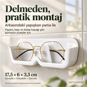 Sunup SN-29665 Duvar Tipi Gözlük Rafı Gözlüğünüz Yanı Başınızda
