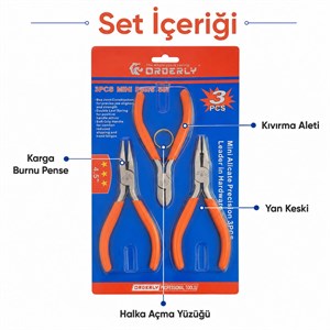 Takı El Aletleri Dörtlü Mega Set