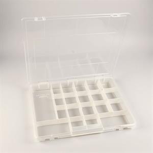 Takı Kutusu 16+1 Pense Bölmeli Şeffaf 