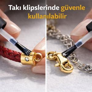 Takı Sabitleyici, Onarım ve Koruyucu Şeffaf Vernik – 12 ML