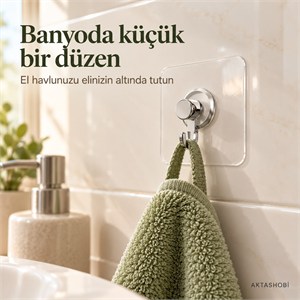 Ultra Güçlü Vantuzlu Askı