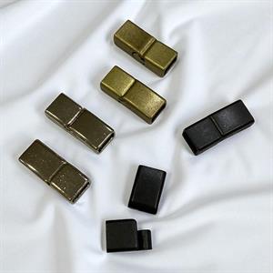 Vintage Paslanmaz Geçmeli Mıknatıs Kapama 25x10 MM