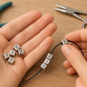 X Harfli Kare Çelik Aksesuar 6x6