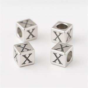 X Harfli Kare Çelik Aksesuar 6x6