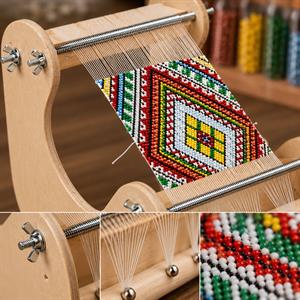 Yeni Nesil Bead Loom Dik Dokuma Tezgahı