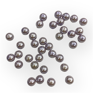 Yuvarlak Lila İri İnci 12 MM - 5 Adet