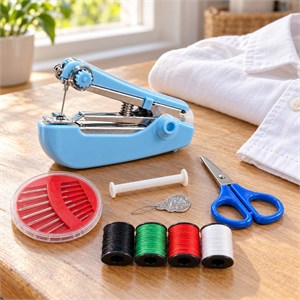 Zımba El Dikiş Makinesi Set – Küçük Onarımlar İçin Pratik Yardımcı