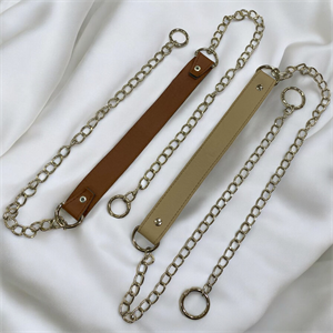 Zincirli Deri Detay Modern Askılık