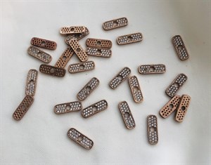 Zirkon Taşlı Bileklik Düğmeleri - 04