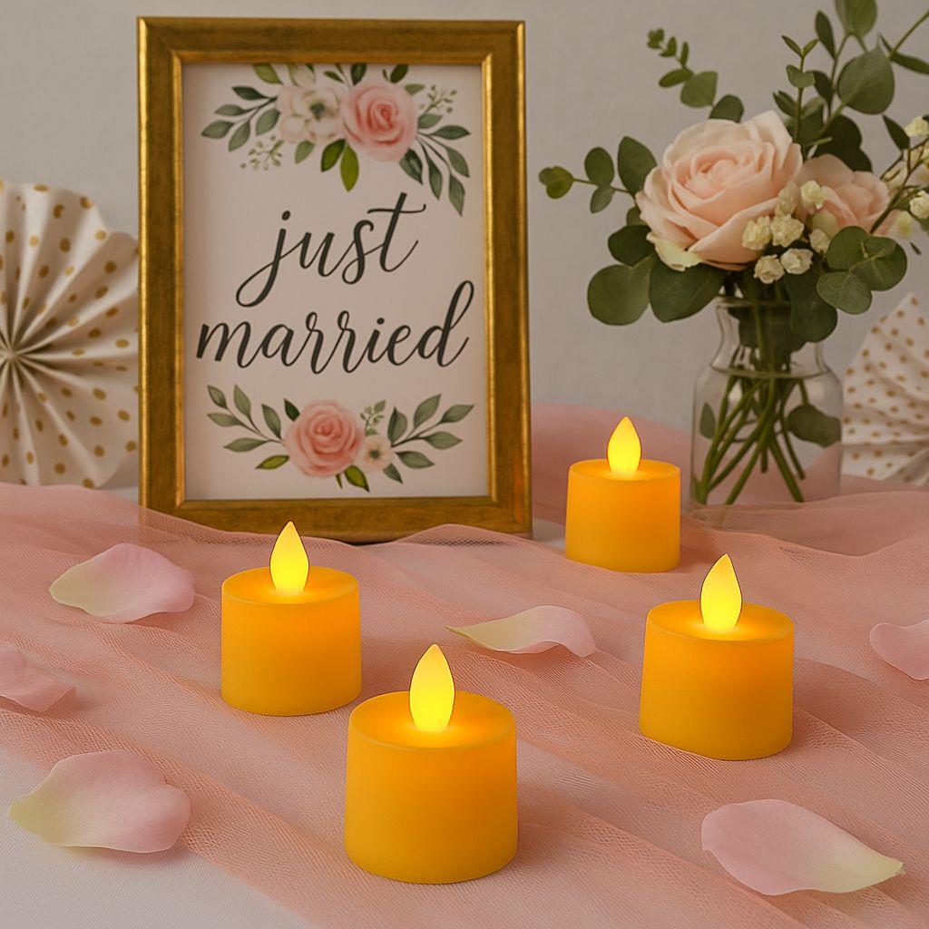  Işıklı - Yanan Tealight Mum