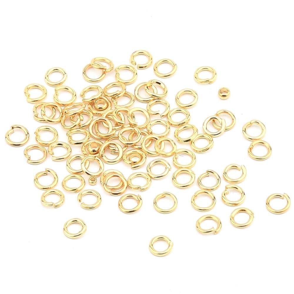 24K Mat Altın Kaplama 6 MM Takı Halkası