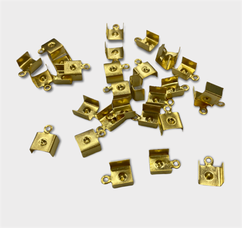 24K Mat Gold Deri Kapama 10 MM - 6 ADET 