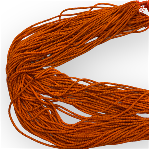 Afgan Dizi Boncuk, Orange Red