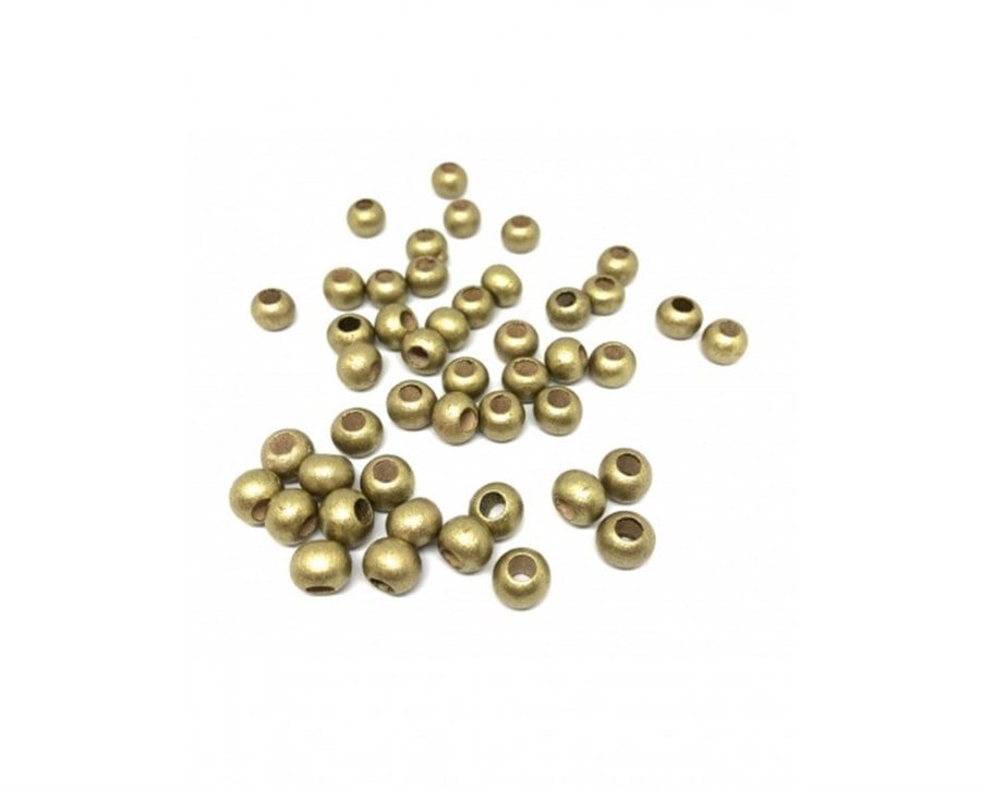 Ahşap Boncuklar 10 MM / 10 GRAM Paket - 01